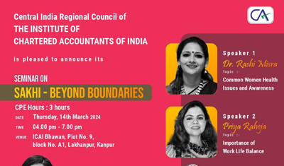 Graphic design project: chartered accountants of india
