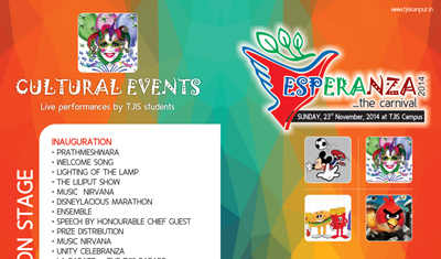 Graphic design project: jain international school