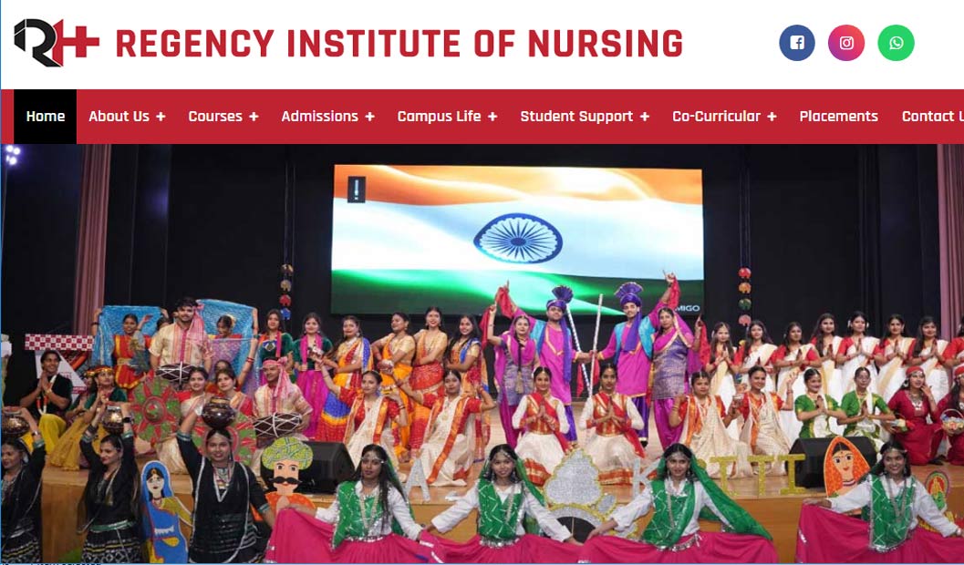 Website design project: regency institute of nursing